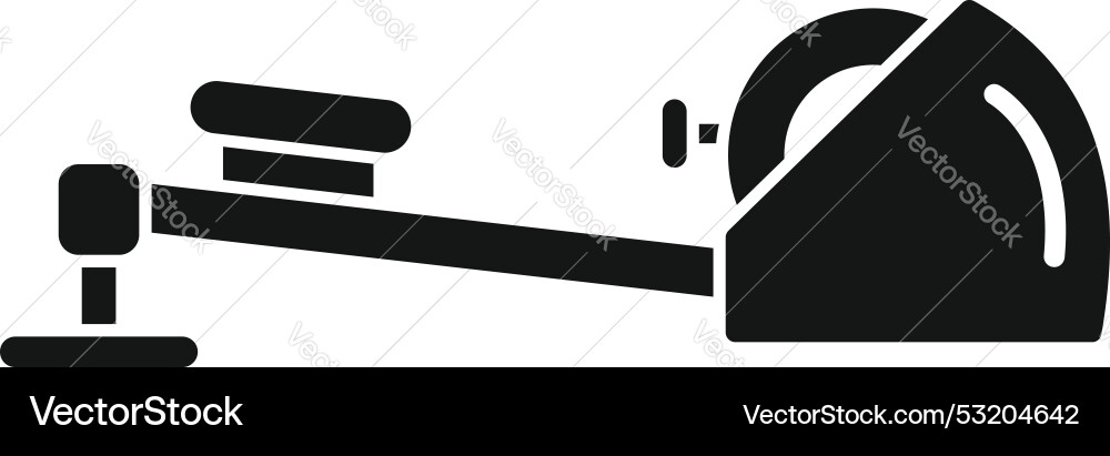 Elliptical cross trainer machine icon representing Elliptical cross trainer machine icon representing vector image