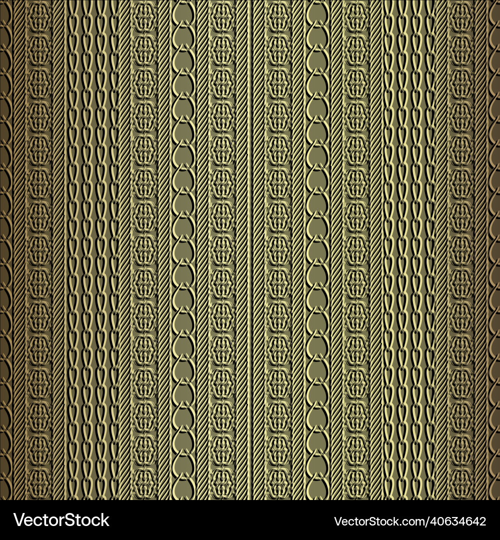 Emboss striped borders 3d seamless pattern Emboss striped borders 3d seamless pattern Vector Image