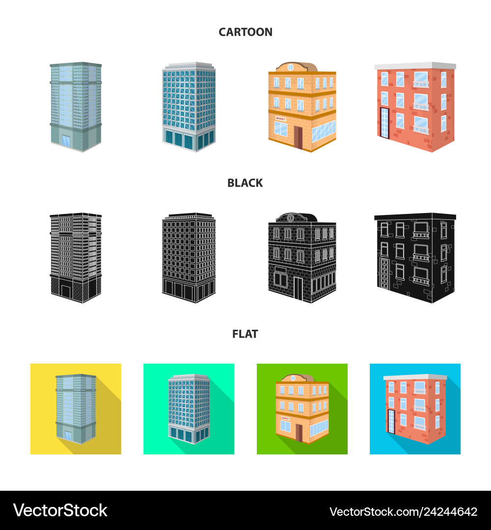 Isolated object of construction and building logo Isolated object of construction and building logo vector image
