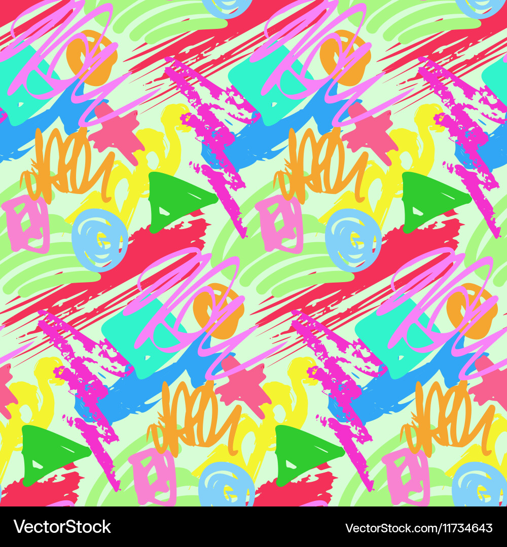 Abstract background seamless pattern vector image