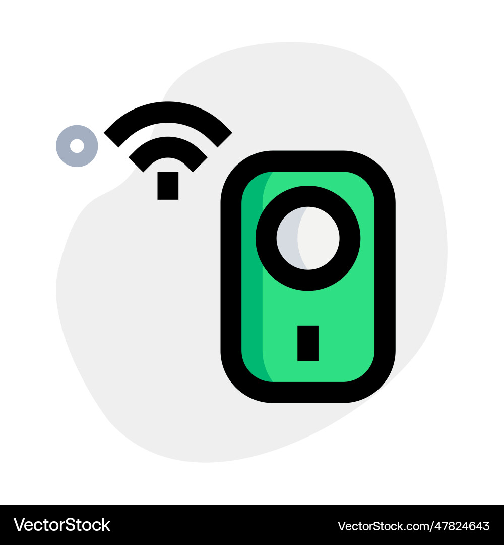 Electronic wireless device to detect motion vector image