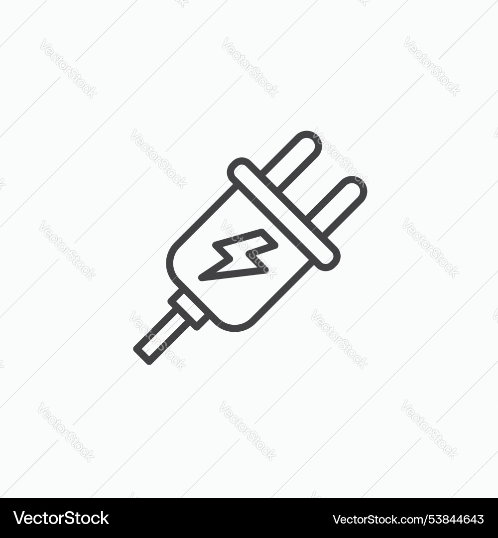 Plug icon set Plug icon set vector image