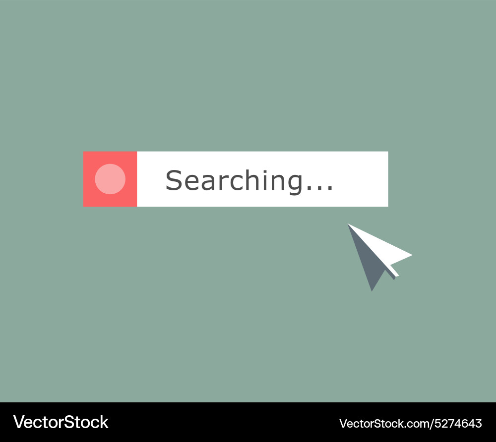 Search tools objects for infographic vector image