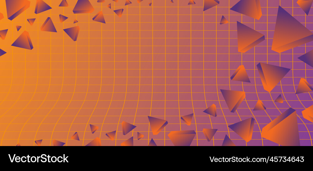 Triangular background abstract composition of 3d Triangular background abstract composition of 3d vector image