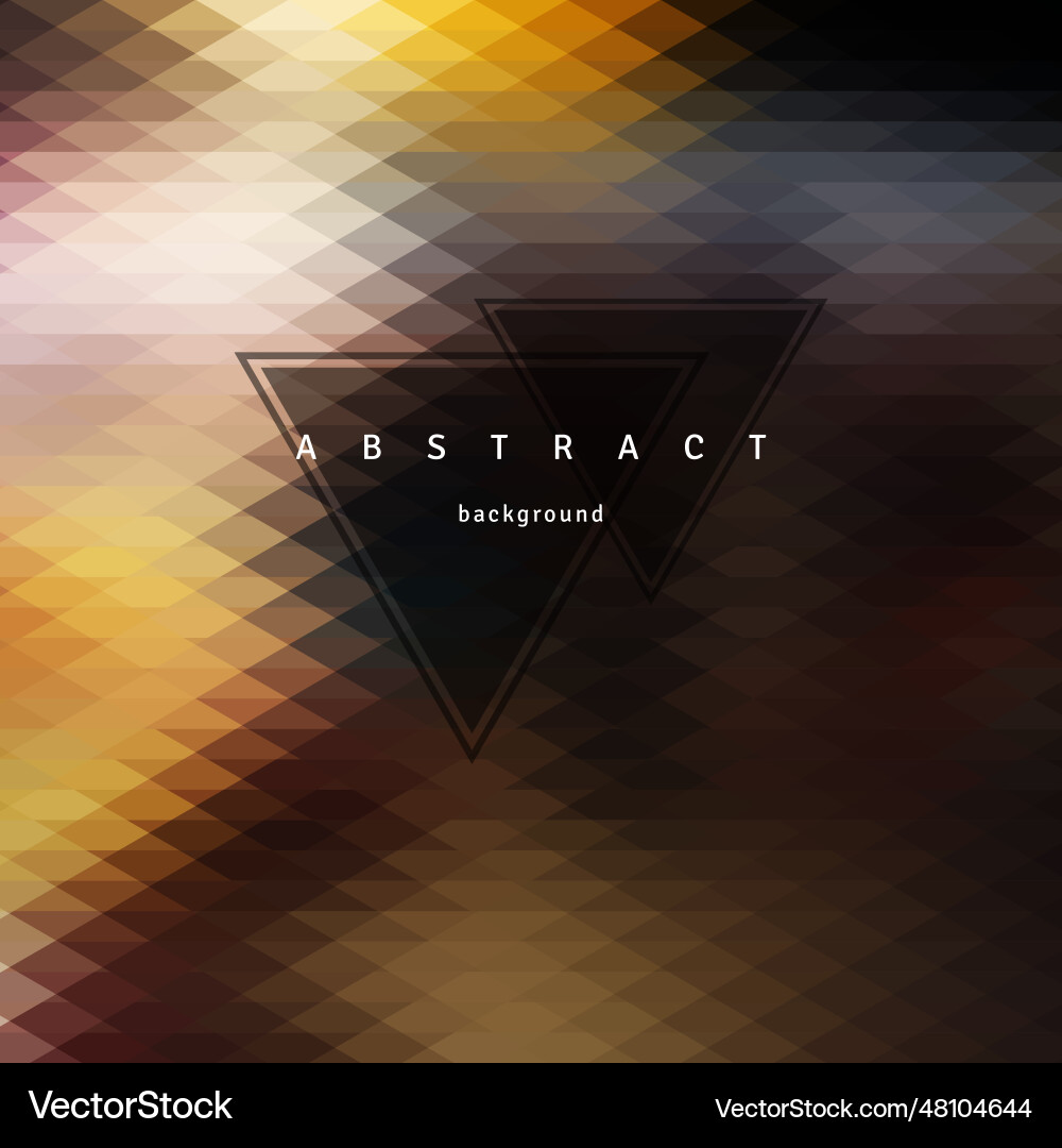 Abstract triangle background mosaic design Abstract triangle background mosaic design vector image