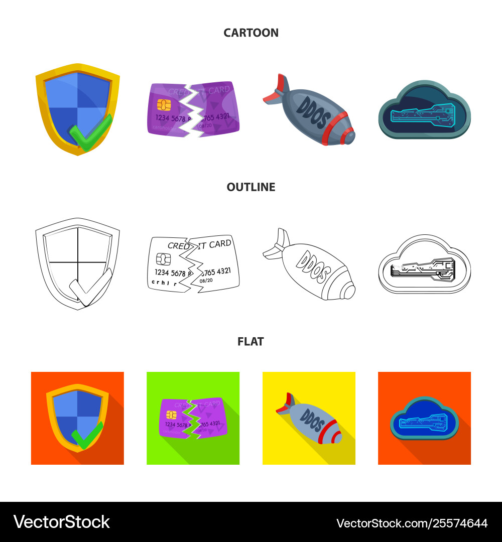 Isolated object virus and secure icon set Isolated object virus and secure icon set vector image