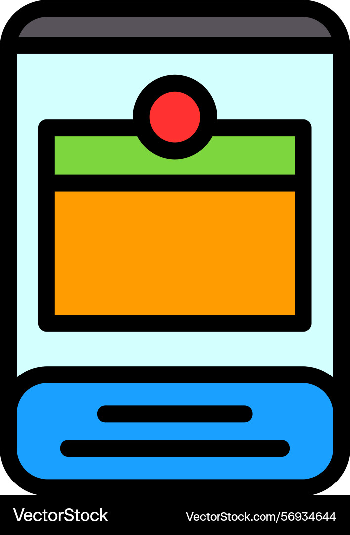 Refresh line filled style icon design vector image