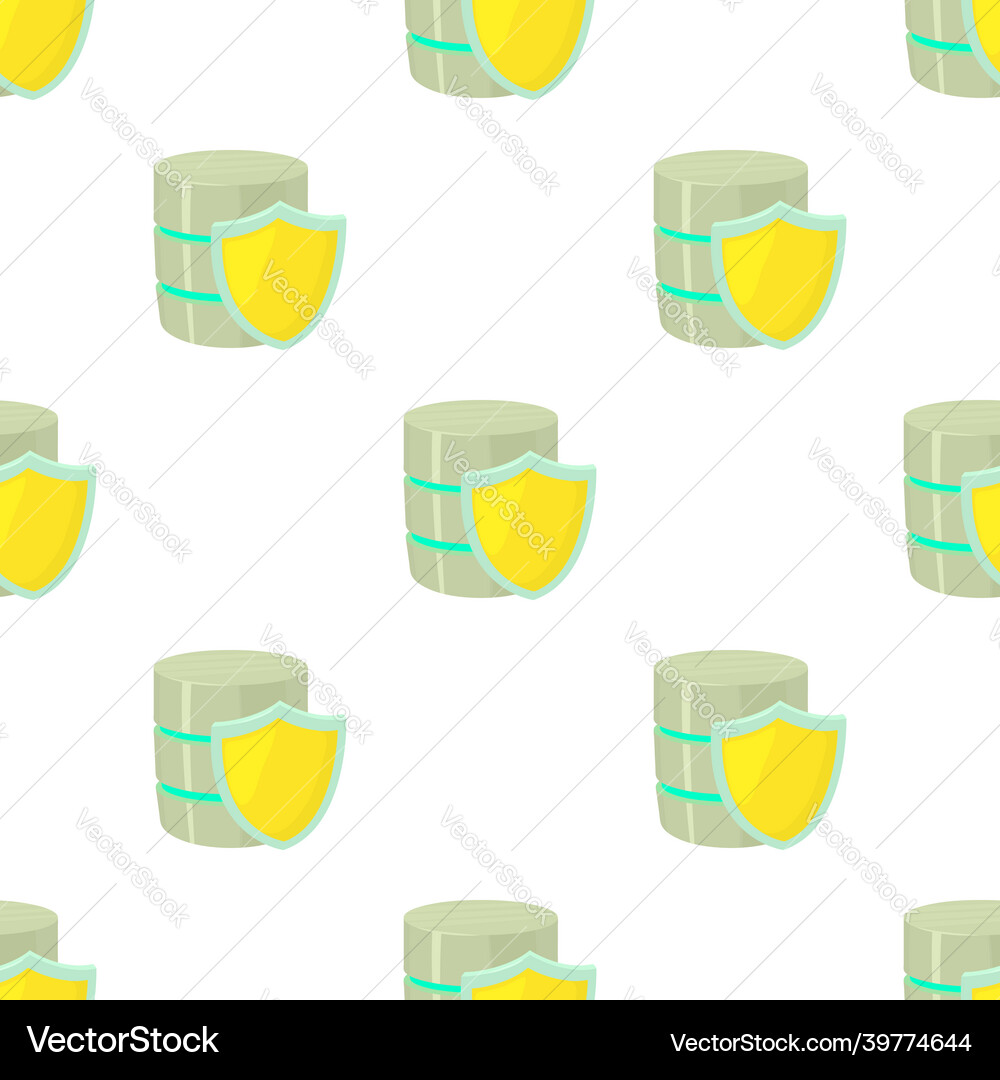 Safe database pattern seamless Safe database pattern seamless vector image