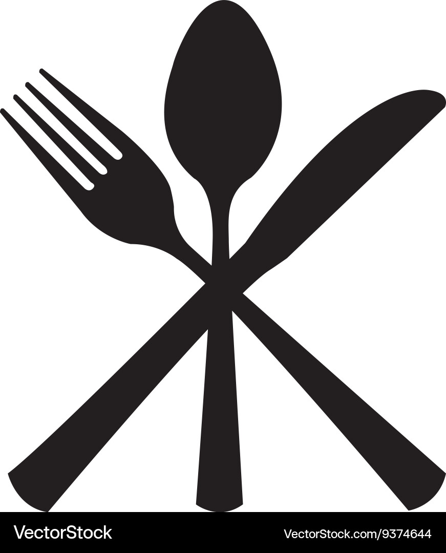 Silverware Icon Set Vector Image