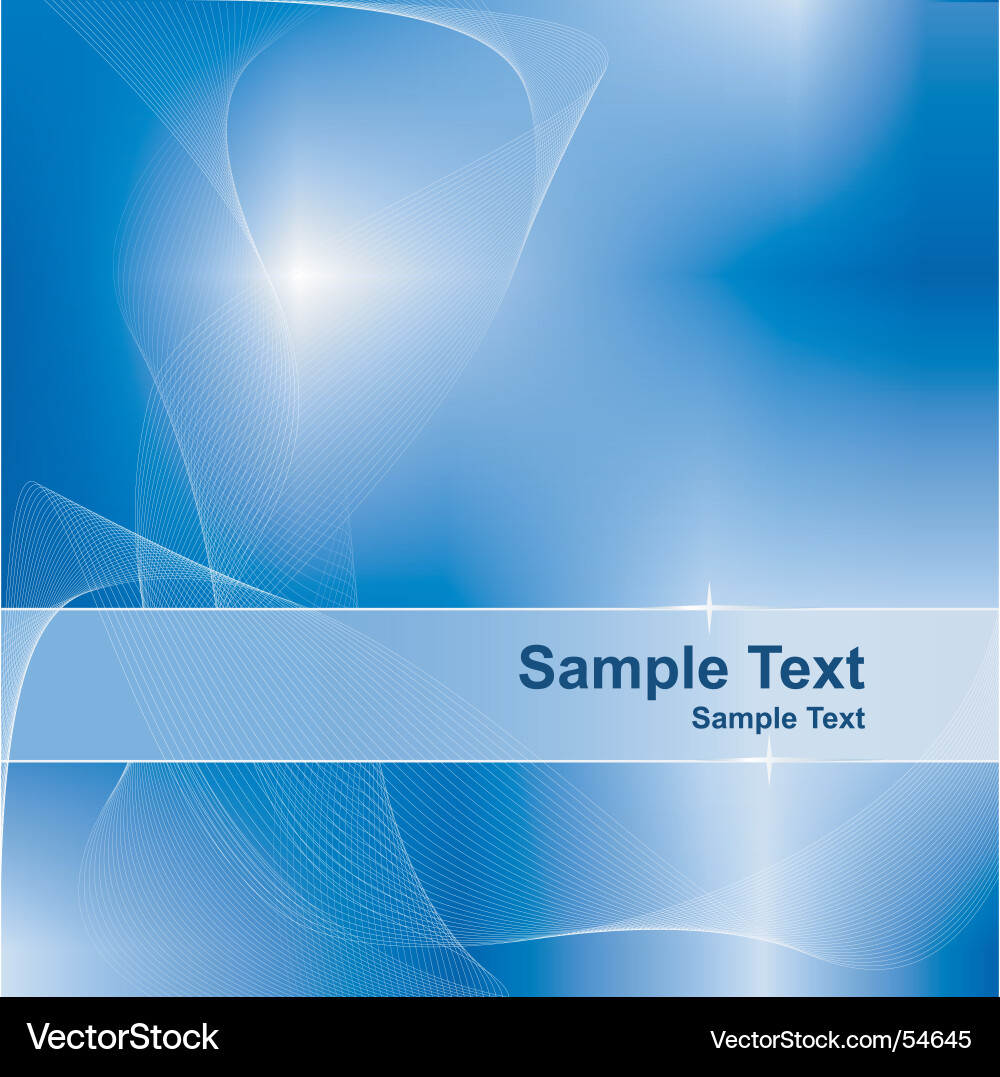 Abstract Blue Liquid Background Vector Image