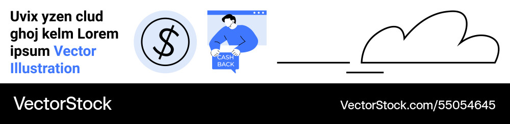 Seamless integration of cloud technology with user Seamless integration of cloud technology with user Vector Image