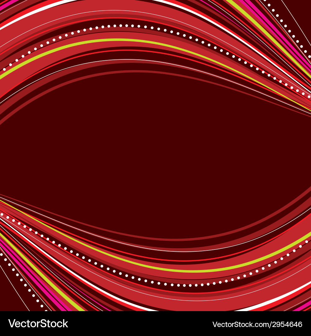 Dynamic Red and White Abstract Background vector image