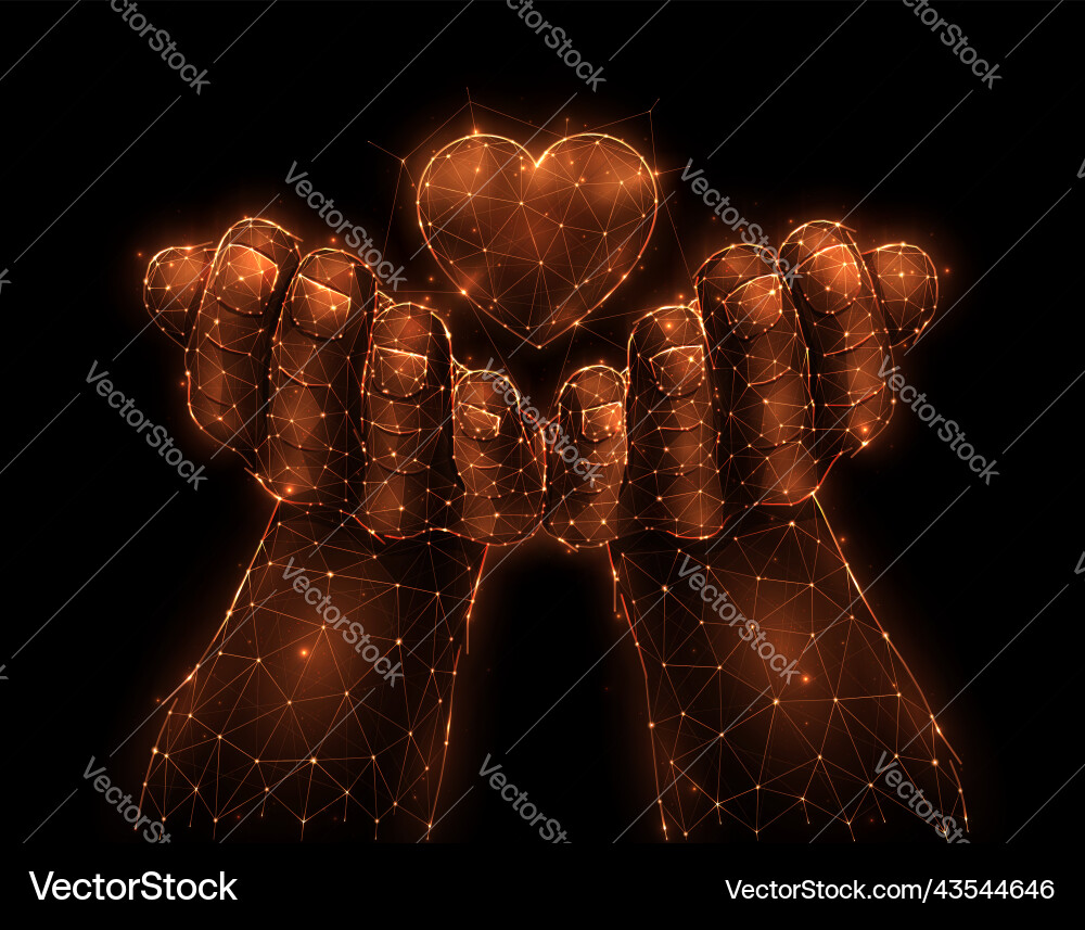 Liebe oder Nächstenliebe Konzept Hände halten Herz Liebe oder Nächstenliebe Konzept Hände halten Herz vektorbild