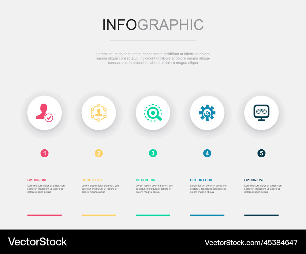 Account client analyze optimize monitoring Vector Image