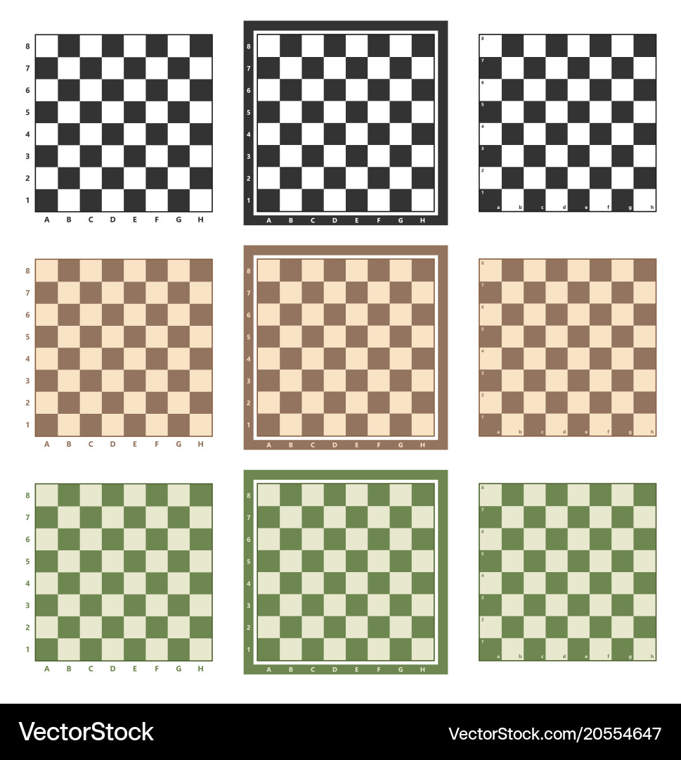 Chessboard Pattern Background vector image