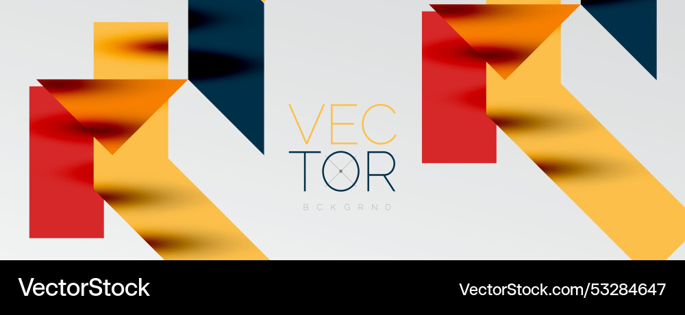 Dynamic lines and triangles Vector Image