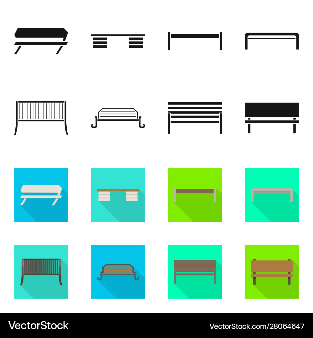Isolated object seat and architecture logo Isolated object seat and architecture logo Vector Image