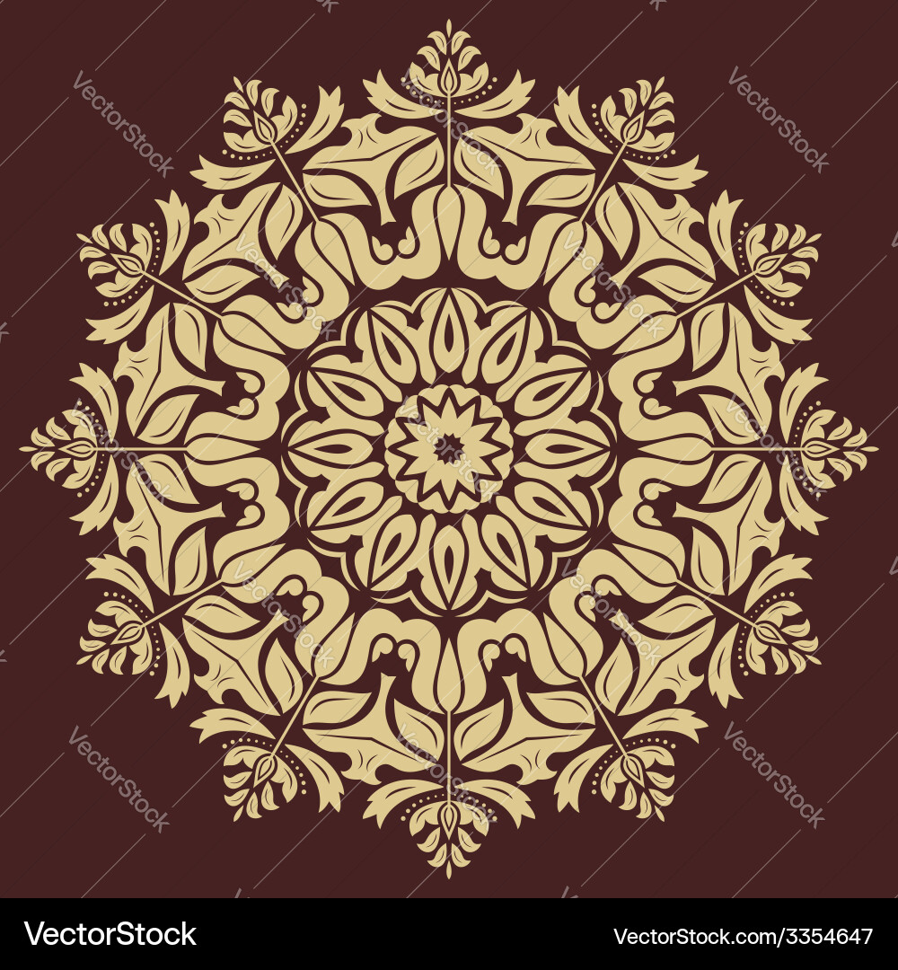 Orient pattern abstract background vector image