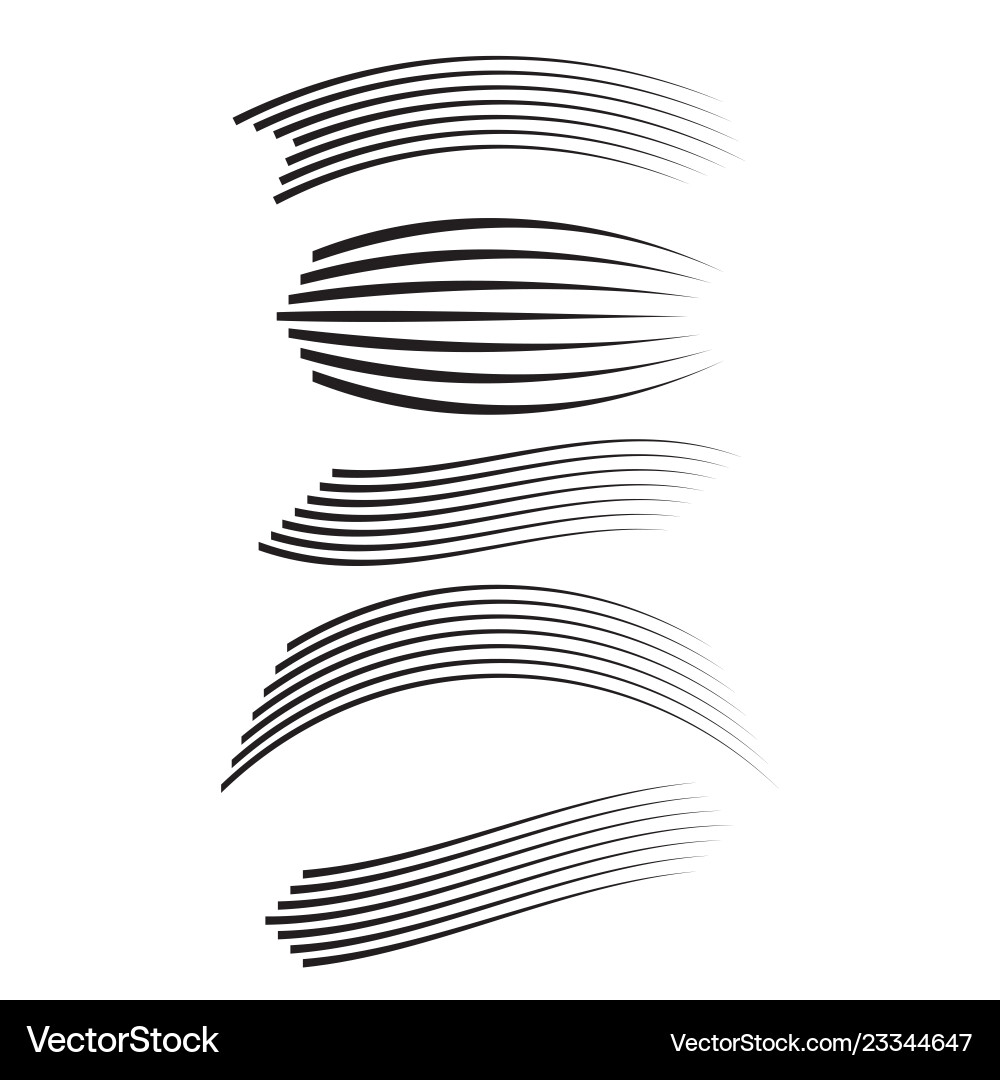 Speed Lines - Motion Effect vector image