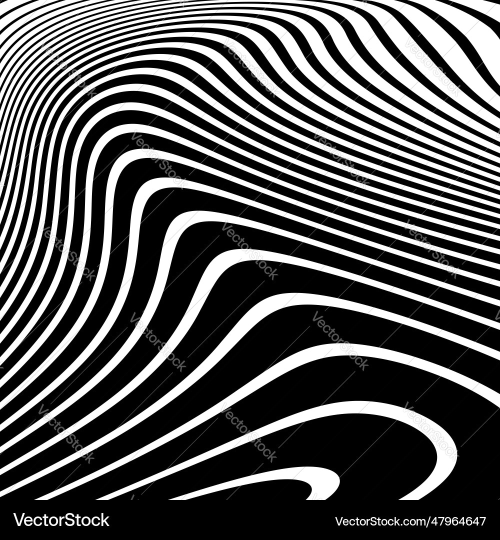 Wavy lines pattern Wavy lines pattern vector image