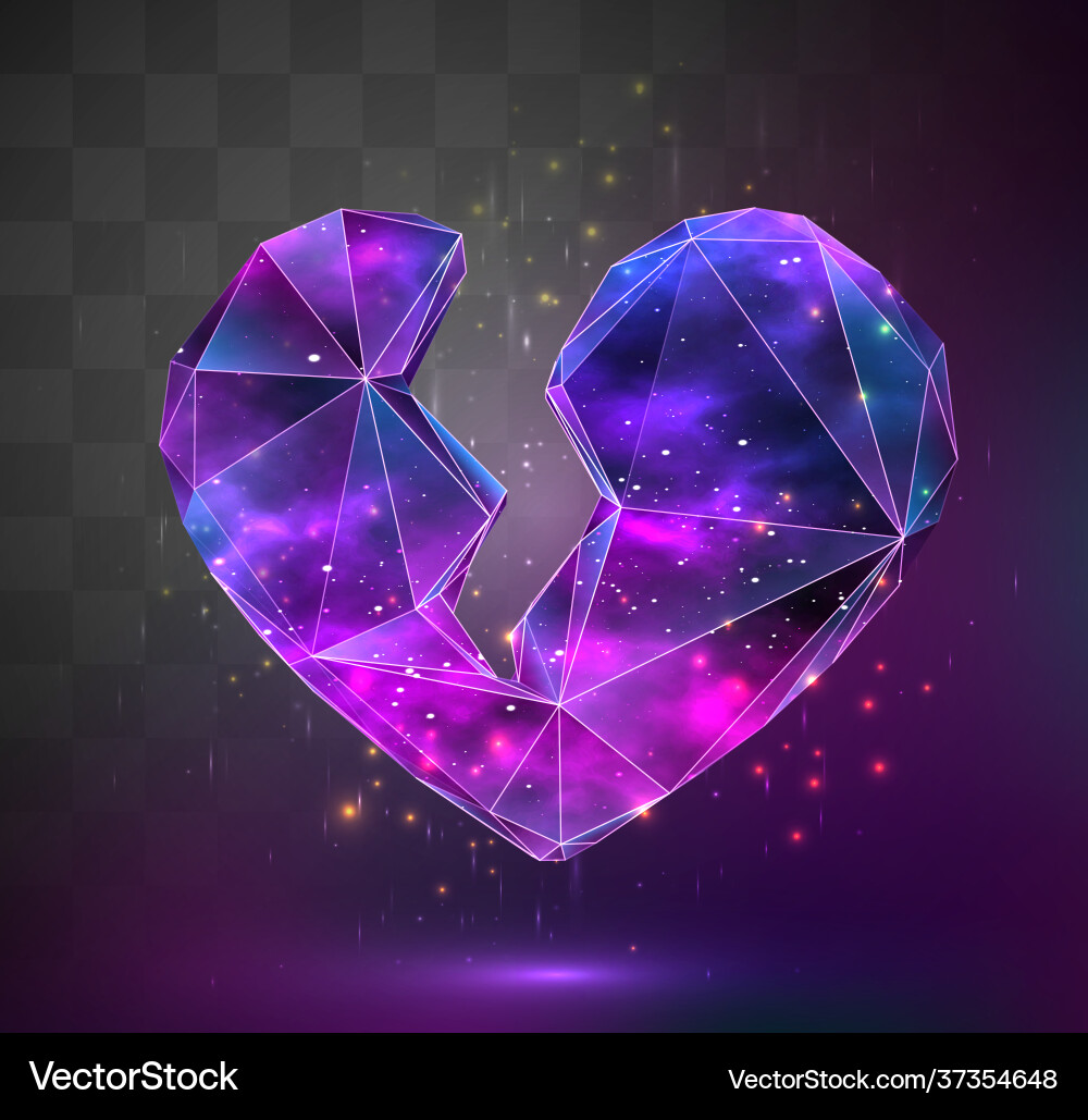 3d object on square mosaic background space Vector Image