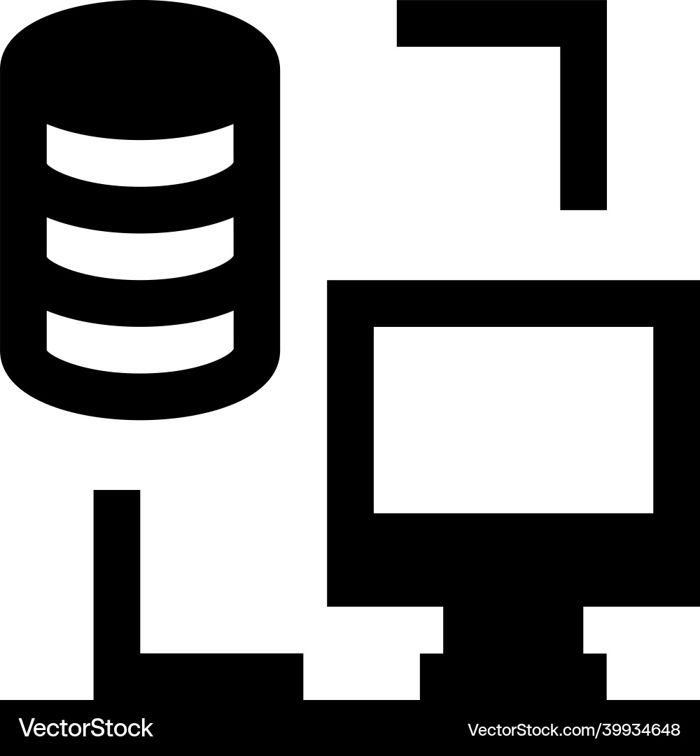 Computer server Vector Image