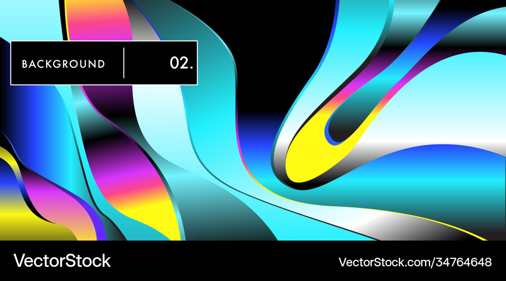 Liquid color background design fluid gradient Liquid color background design fluid gradient vector image