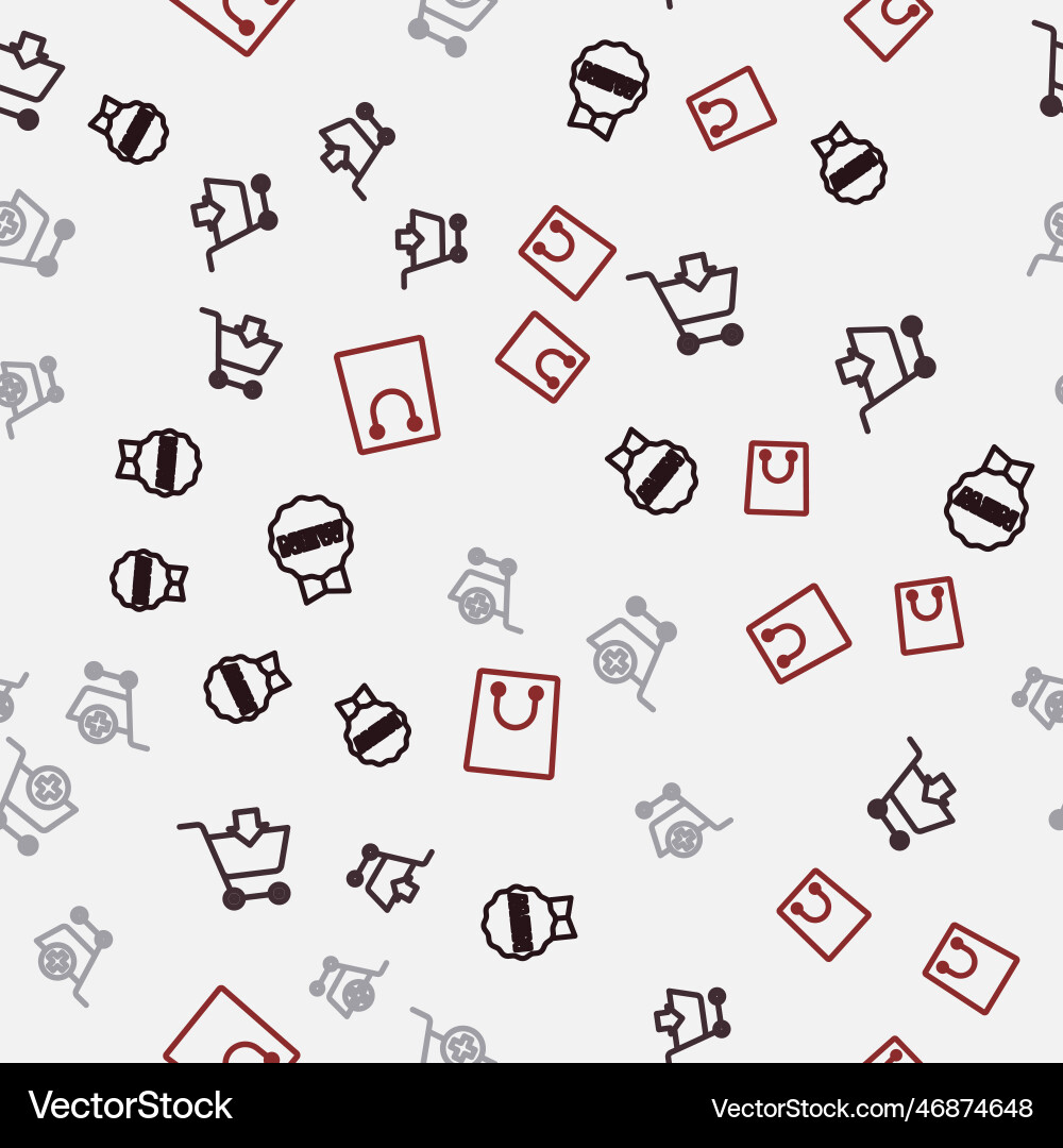 Set line price tag with new add to shopping cart Set line price tag with new add to shopping cart vector image
