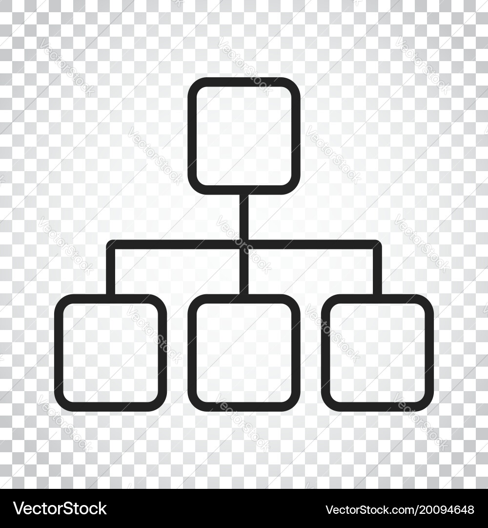 Structure simple flat icon on white background vector image