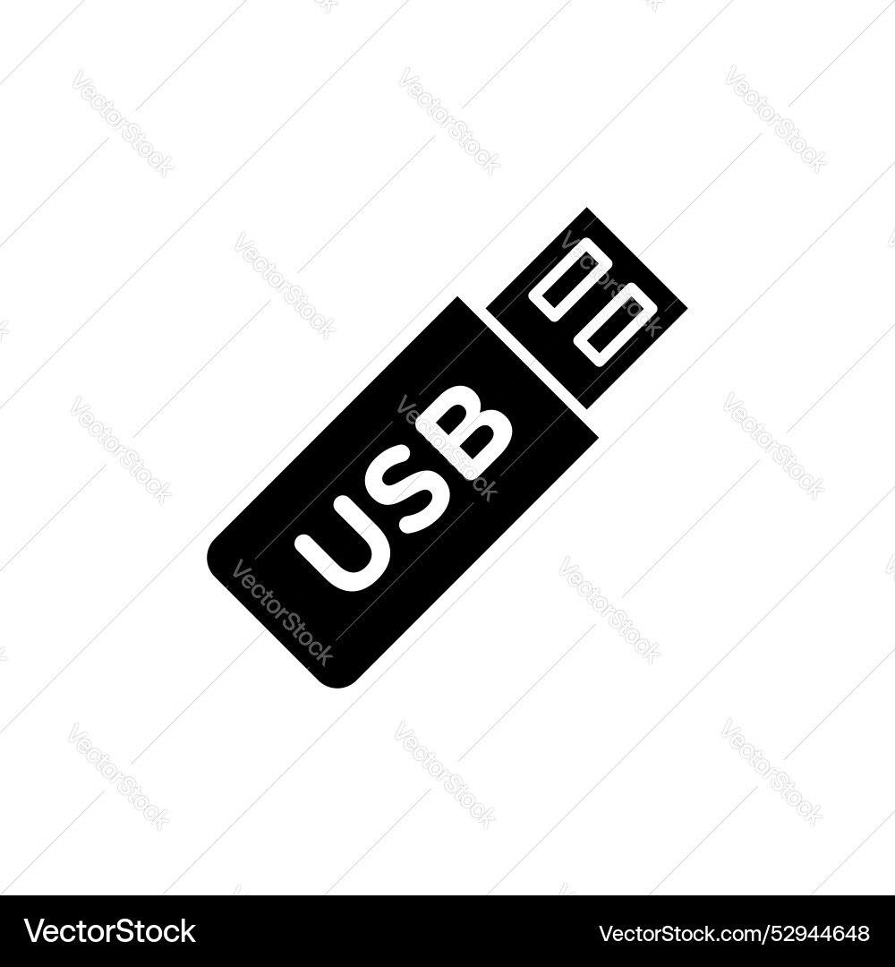 Usb pendrive icon set data transfer computer Usb pendrive icon set data transfer computer Vector Image