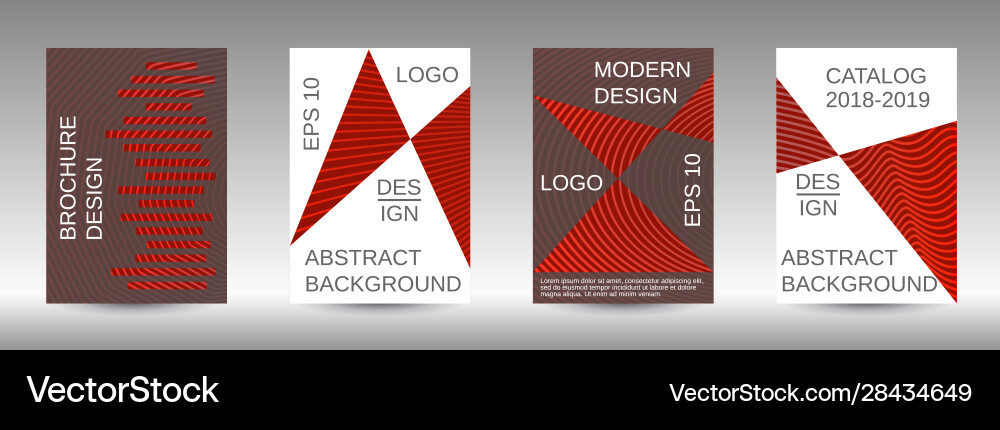 Creative backgrounds with abstract gradient linear vector image