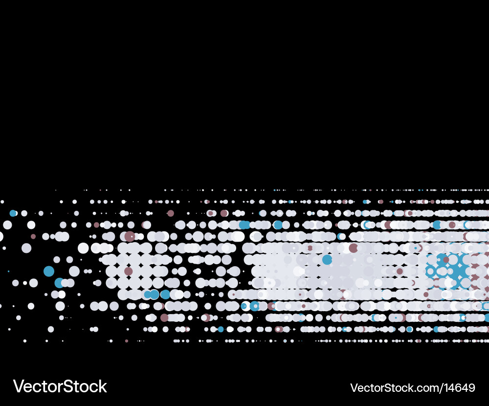 Dynamic Circle Pattern Background vector image