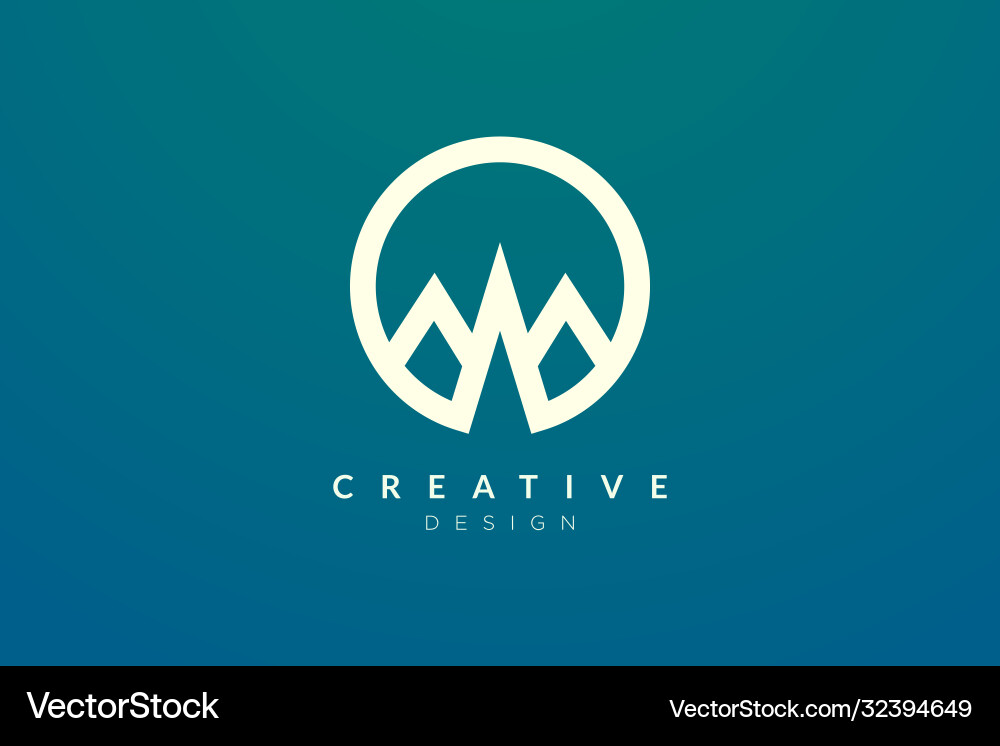 Logo design that combines circle objects Logo design that combines circle objects Vector Image
