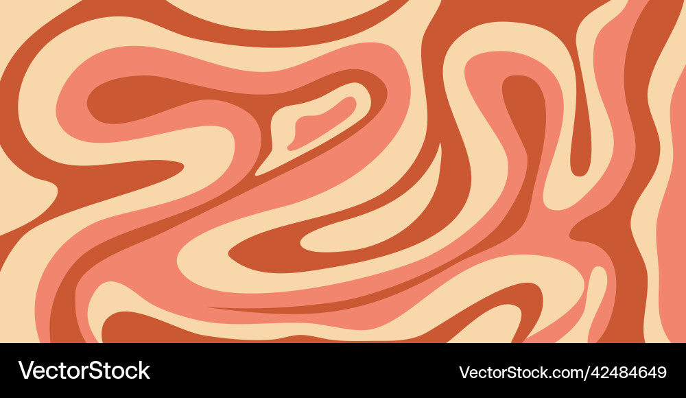 Psychedelic swirl groovy pattern Psychedelic swirl groovy pattern vector image