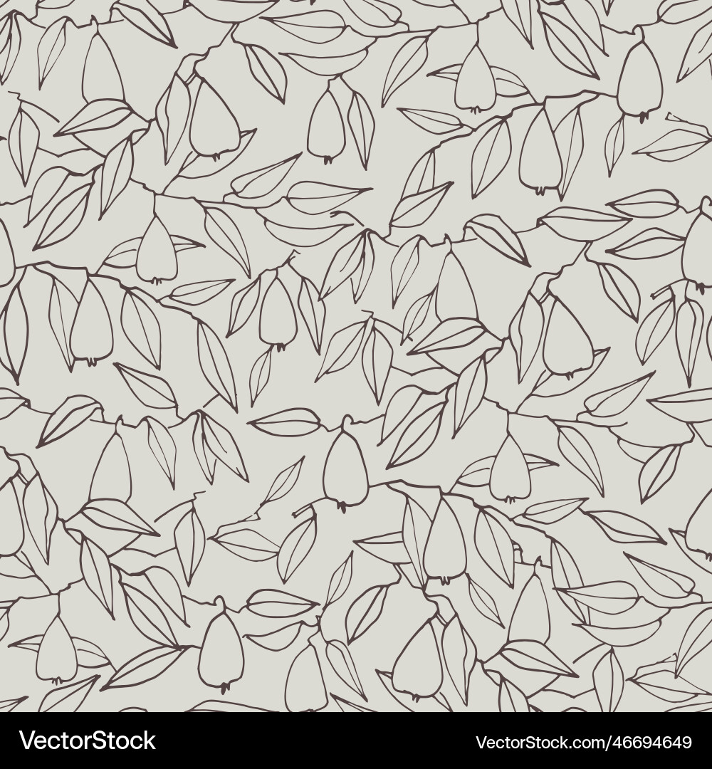 Seamless pattern with pears for surface design Seamless pattern with pears for surface design vector image