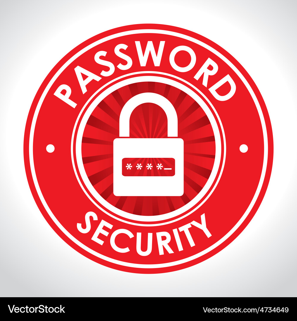 Security system design Vector Image