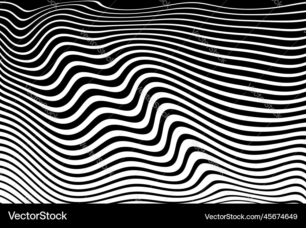 Wavy lines pattern Wavy lines pattern vector image