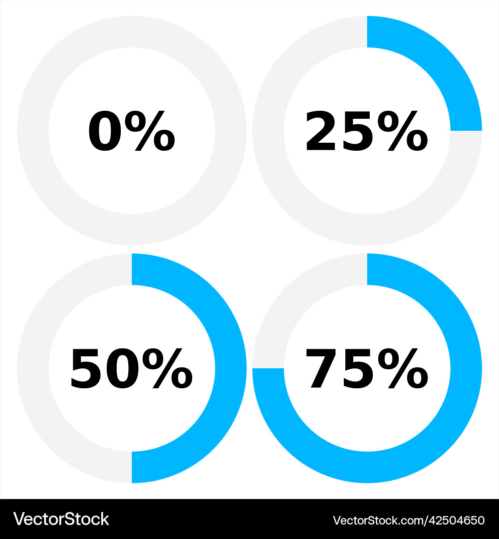 Abstract composition loading bar element icon Abstract composition loading bar element icon Vector Image