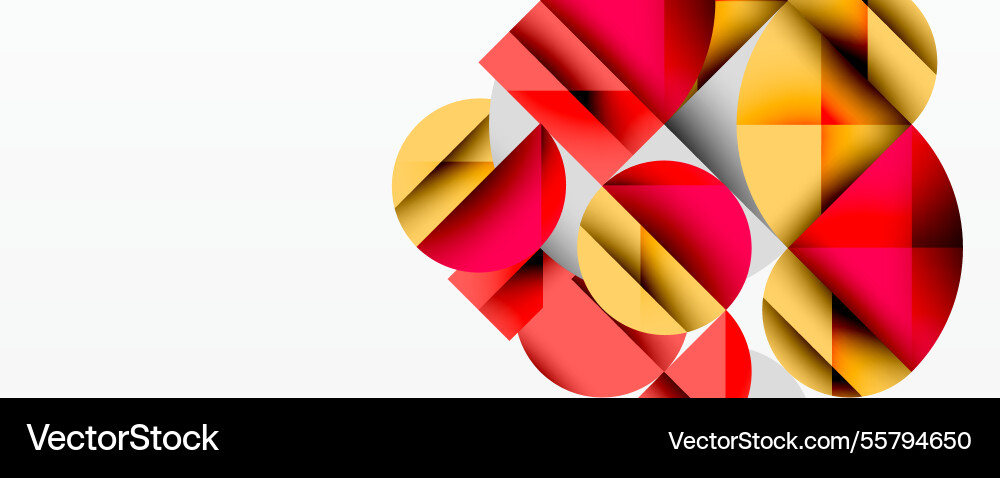 Abstract geometric design with intersecting Vector Image