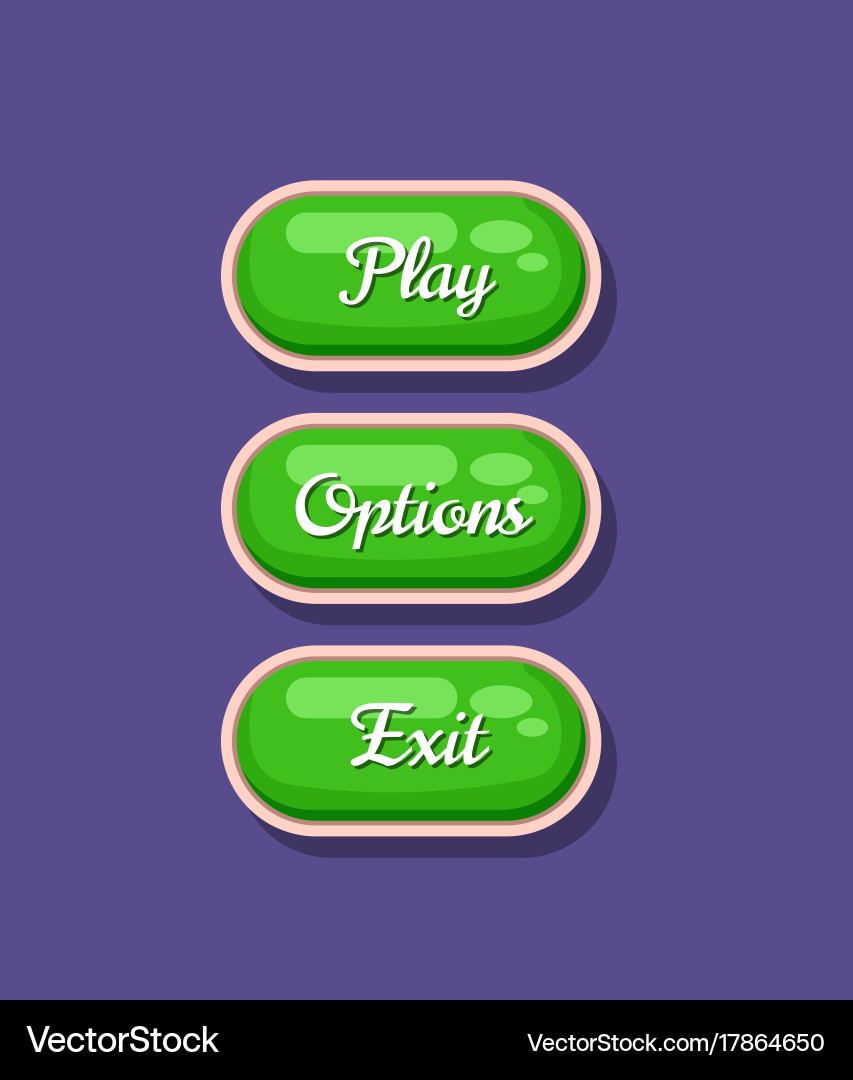 App graphical user interface cartoon design set vector image