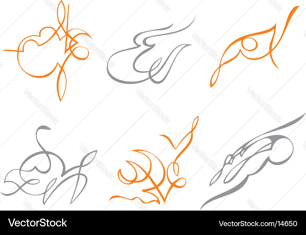 Exquisite lines design Vector Image