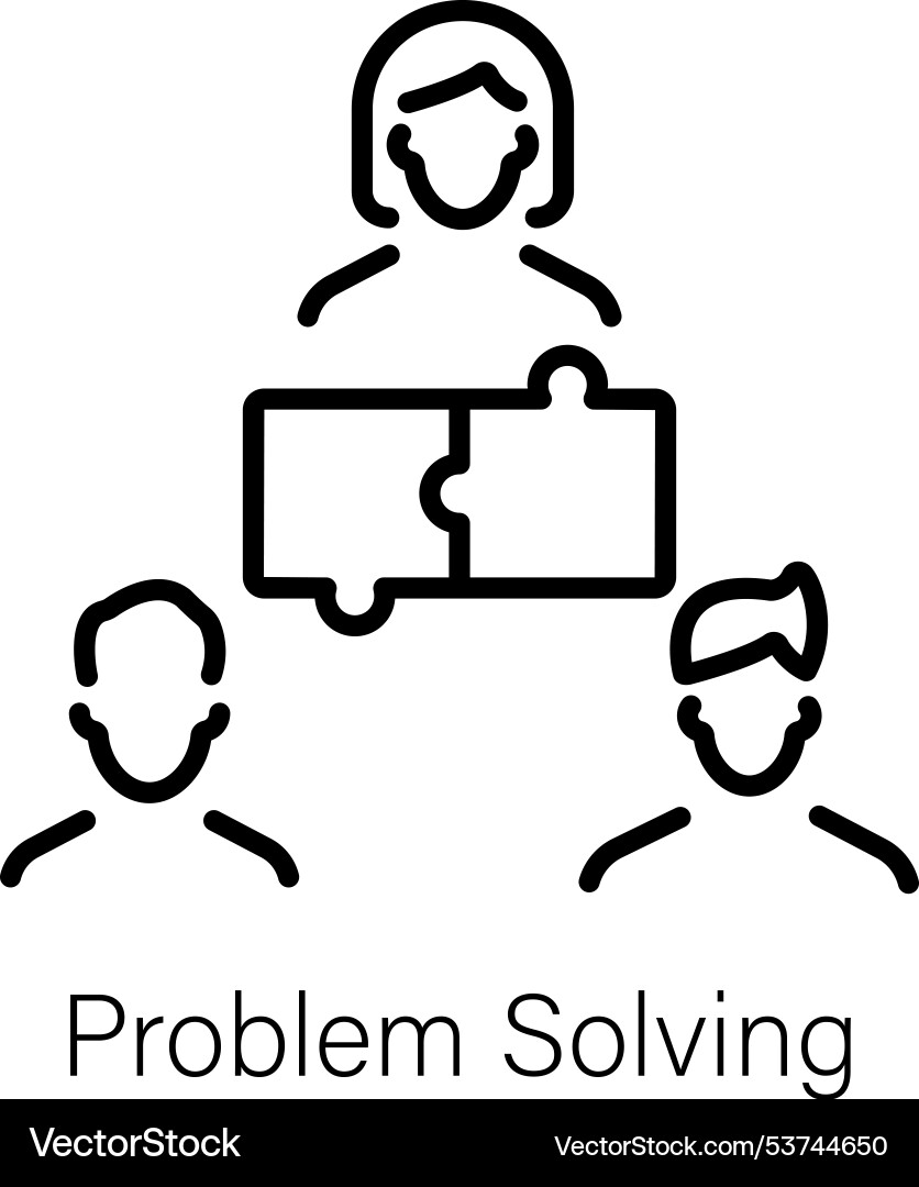 Problem solving Vector Image