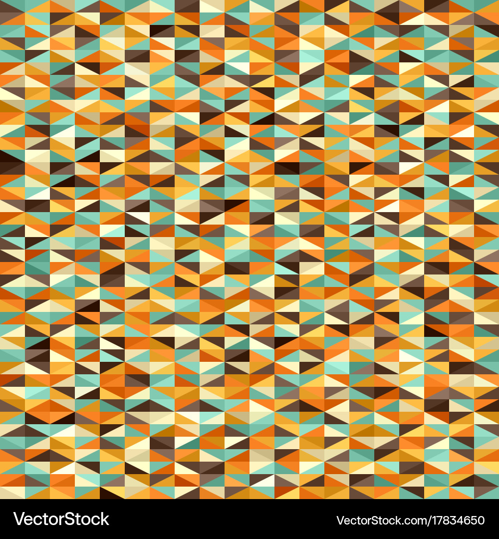 Right triangle retro pattern seamless background Vector Image
