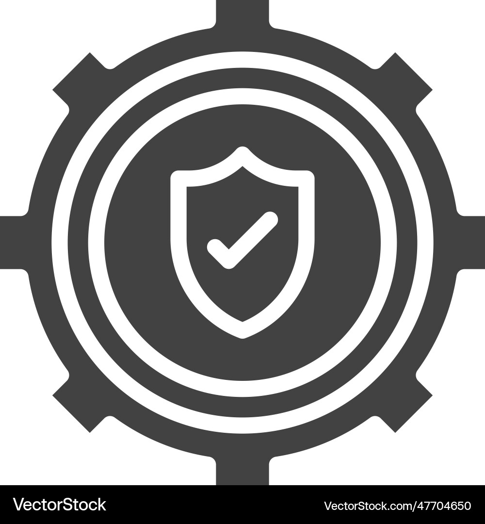 Security settings icon image Vector Image