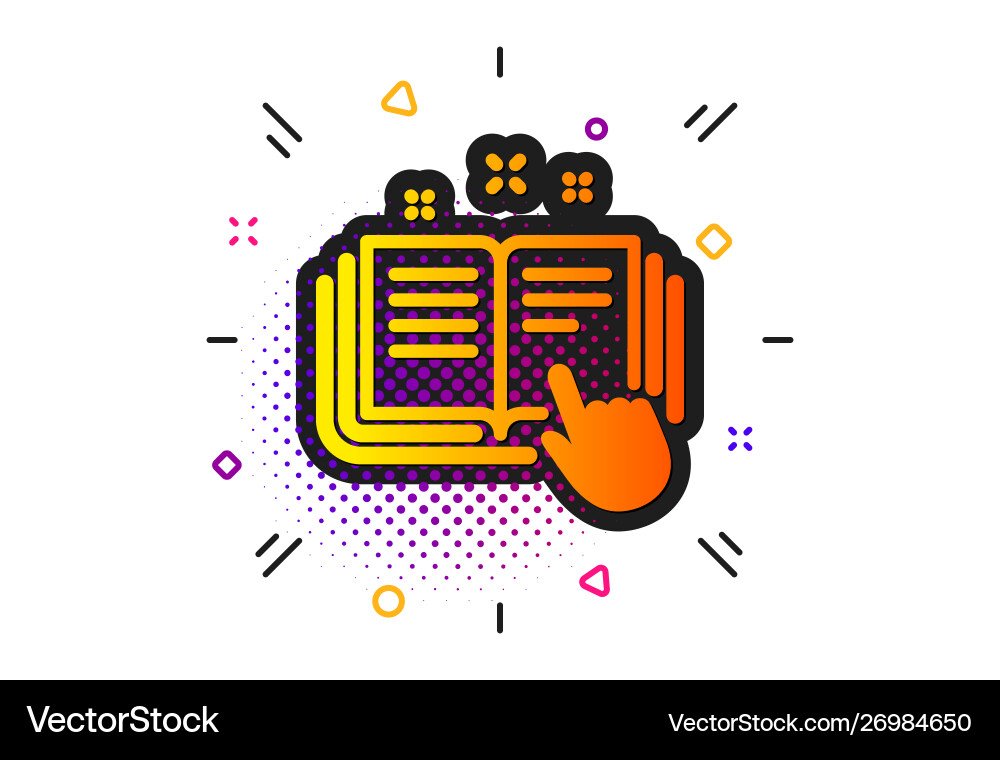 Technical documentation icon instruction sign Vector Image