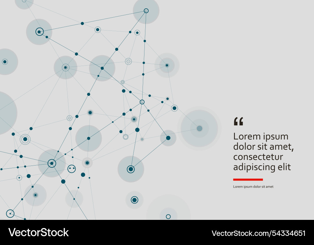 Abstract connection lines and dots business Abstract connection lines and dots business vector image