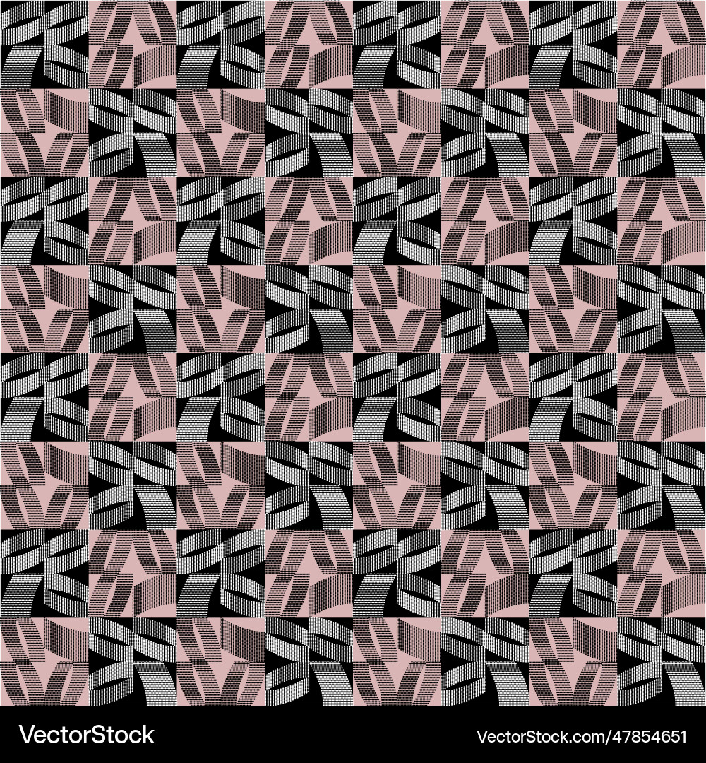 Abstract pattern in soft red and black Vector Image