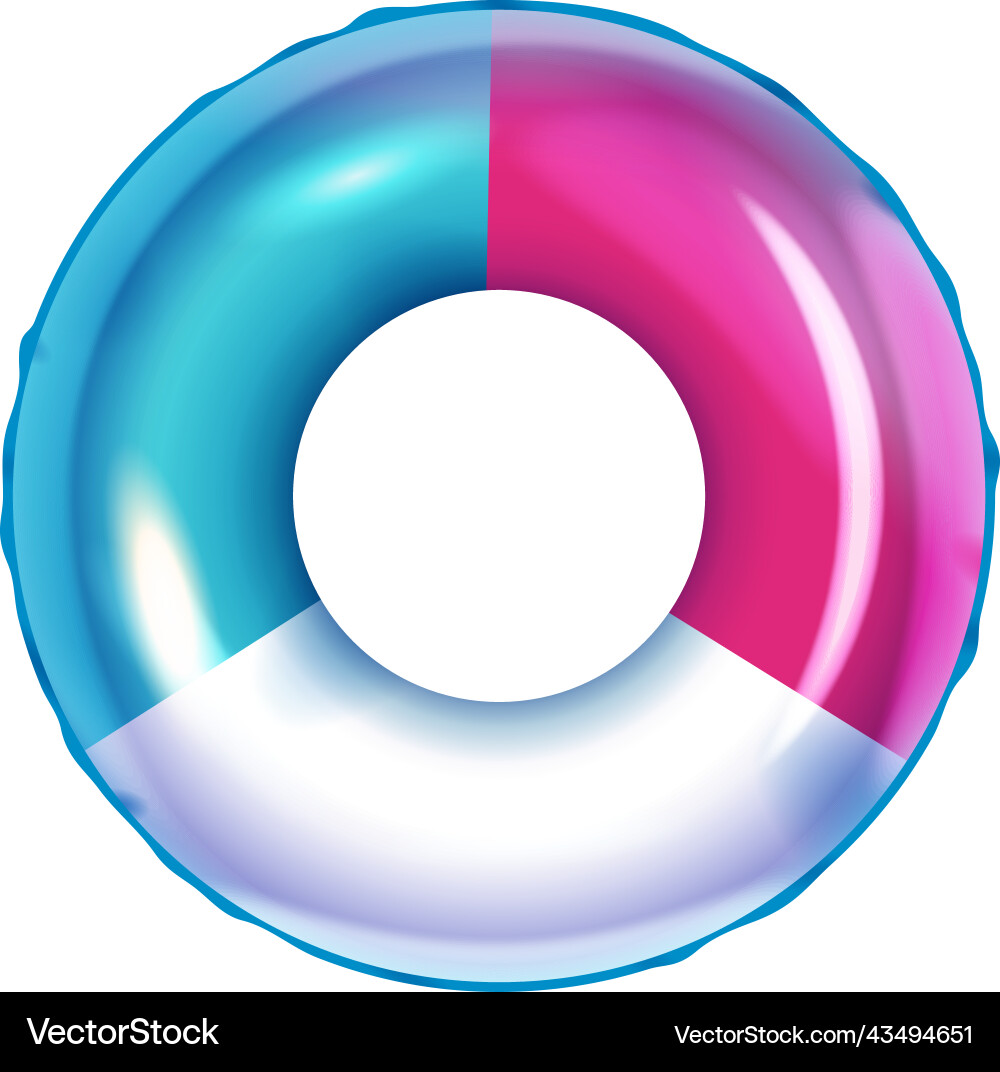 Inflatable ring Royalty Free Vector Image - VectorStock