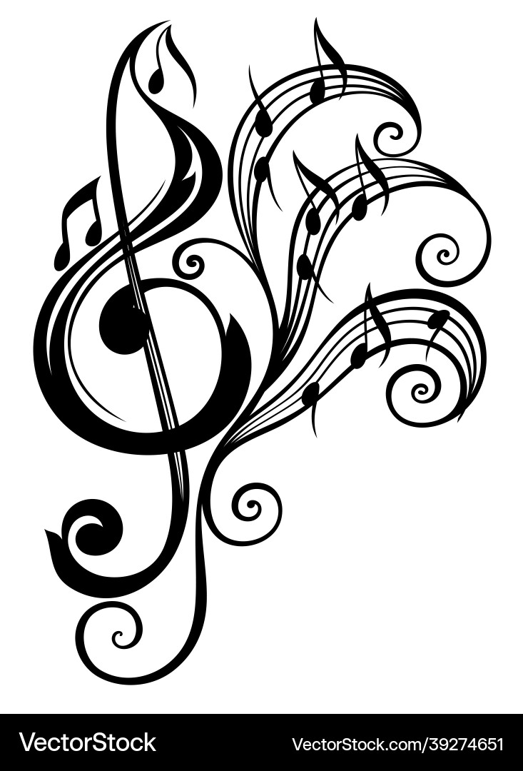 Musical Notes & Symbols vector image