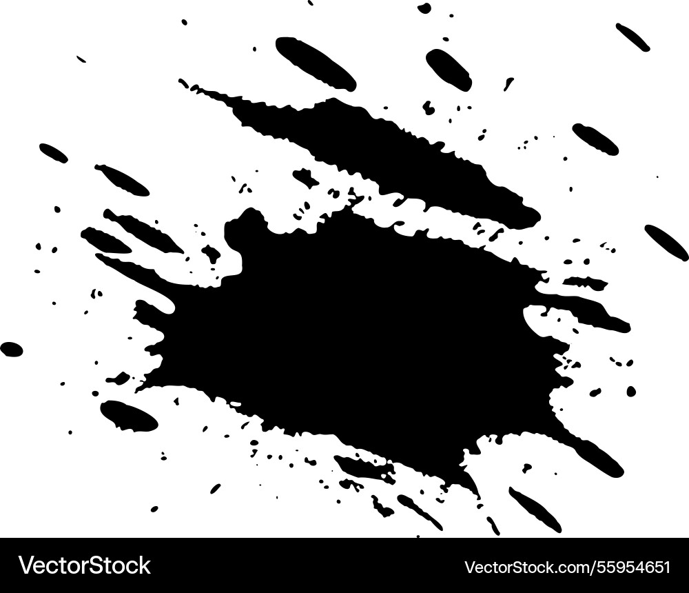Schwarze Tintentropfen und Lackspritzer Hand gezogen Schwarze Tintentropfen und Lackspritzer Hand gezogen vektorbild
